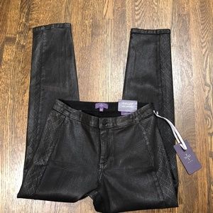 NYDJ Legging Size 00P Petite Metallic Black